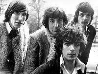 Pink Floyd черно-белый постер