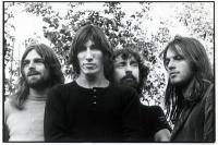 Pink Floyd черно-белый постер