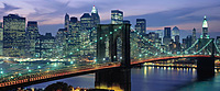 Вид на Манхэттен и Бруклинский мост