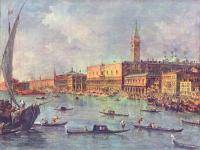 Живопись художника Francesco Guardi Вид города Венеция