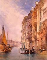 Живопись в классическом стиле 17 века Пейзаж города Венеция