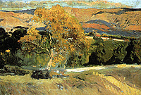 Хоакин Соролья картина Любимое дерево Ла Гранхи холст 1906 года