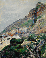 Гюстав Кайботт картина Утес в Нормандии холст 1885 года