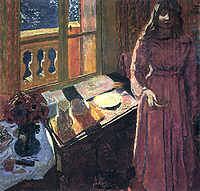 Пьер Боннар картина Интерьер дома в Антиб холст 1919 года