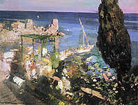 Константин Коровин картина Гурзуф холст 1915 года