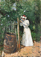 Константин Коровин картина Летом Сирень холст 1895 года