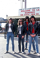 Панк группа Ramones в Лос-Анджелесе