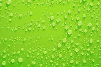Капли воды салатового цвета texture Drops