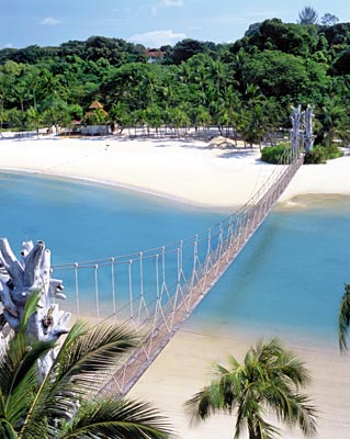 Тропики мост на остров