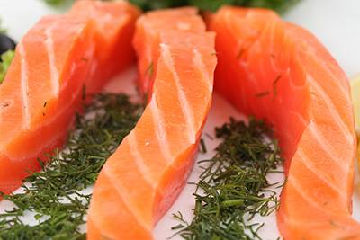 Свежая рыба постер для рекламы продуктов