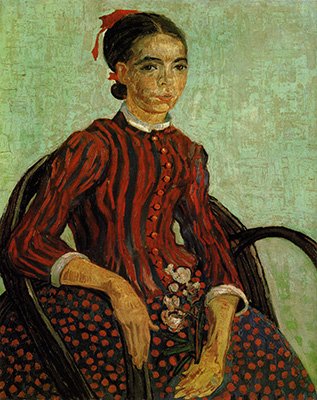 Van Gogh картина Девушка в плетеном кресле