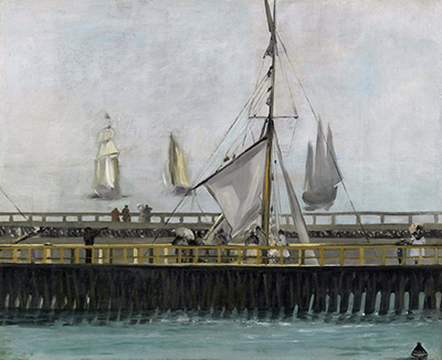 Эдуард Мане картина Пристань в Булони полотно 1869 года