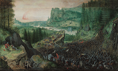 Питер Брейгель картина Самоубийство Саула работа 1562 года