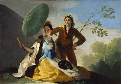 Гойя Франсиско картина Зонтик работа 1778 года